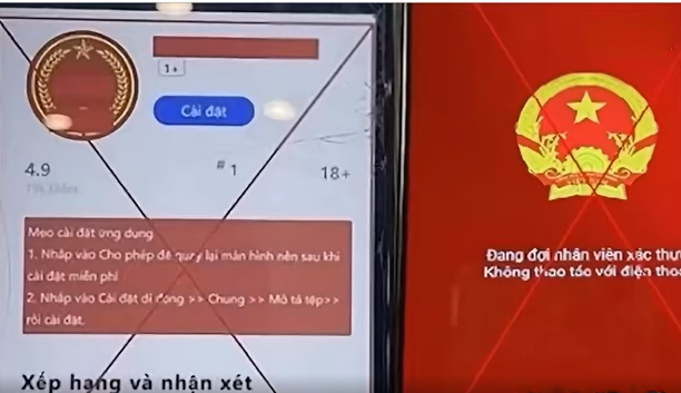 Cảnh báo Thủ đoạn giả danh “dịch vụ công” để chiếm quyền điều khiển điện thoại, lừa đảo chiếm đoạt tài sản