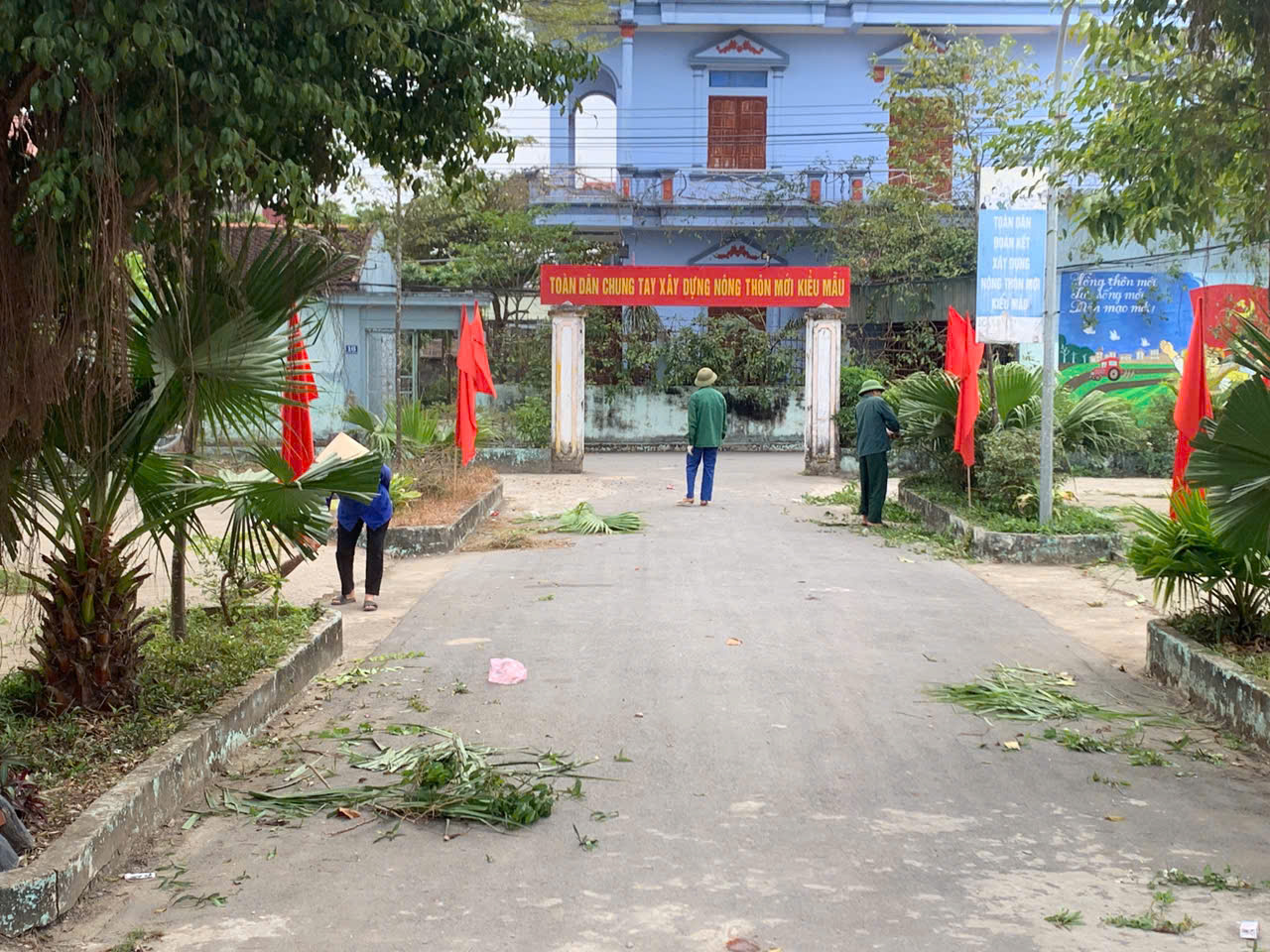 Xã Hoằng Giang đồng loạt ra quân tổng dọn vệ sinh môi trường đón Tết Nguyên đán Bính Ngọ 2026.
