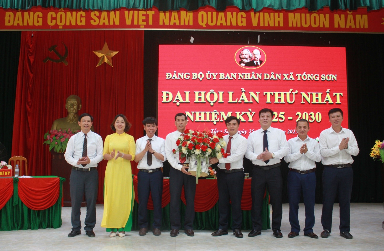 Đại hội Đảng bộ UBND xã Tống Sơn lần thứ I, nhiệm kỳ 2025–2030