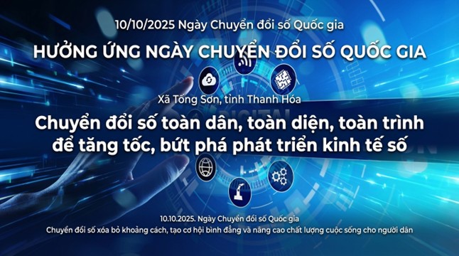 HƯỞNG ỨNG NGÀY CHUYỂN ĐỔI SỐ QUỐC GIA 10/10 