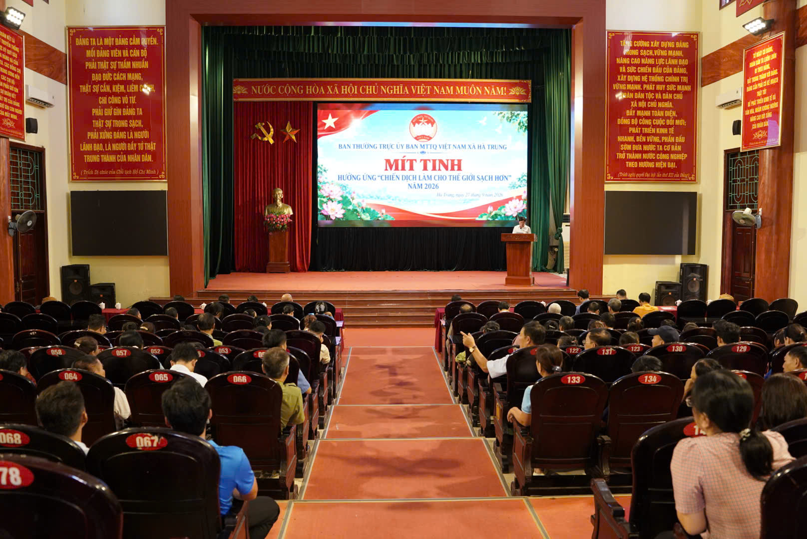 HÀ TRUNG PHÁT ĐỘNG HƯỞNG ỨNG “CHIẾN DỊCH LÀM CHO THẾ GIỚI SẠCH HƠN”