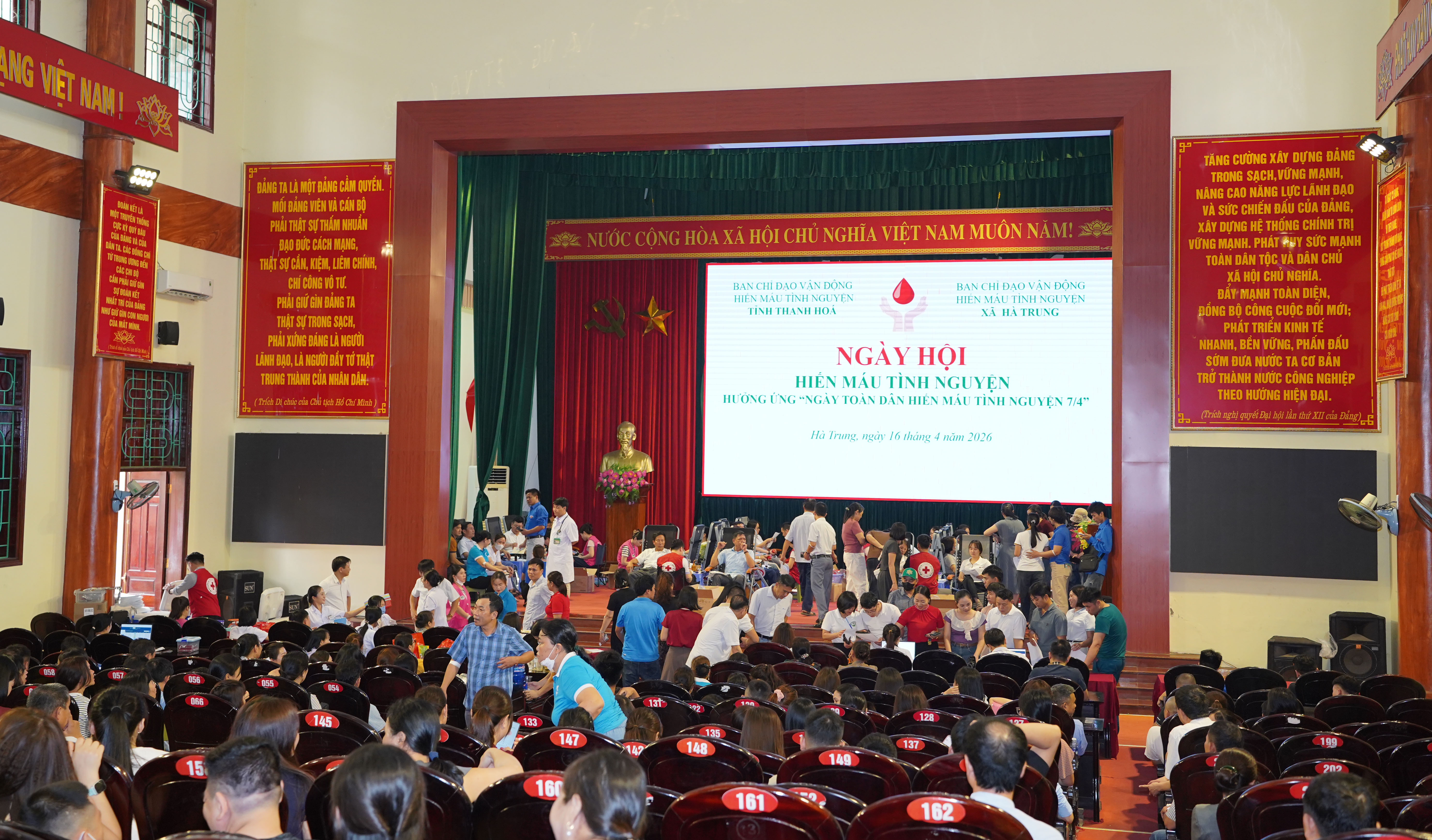 Xã Hà Trung tổ chức Ngày hội hiến máu tình nguyện năm 2026