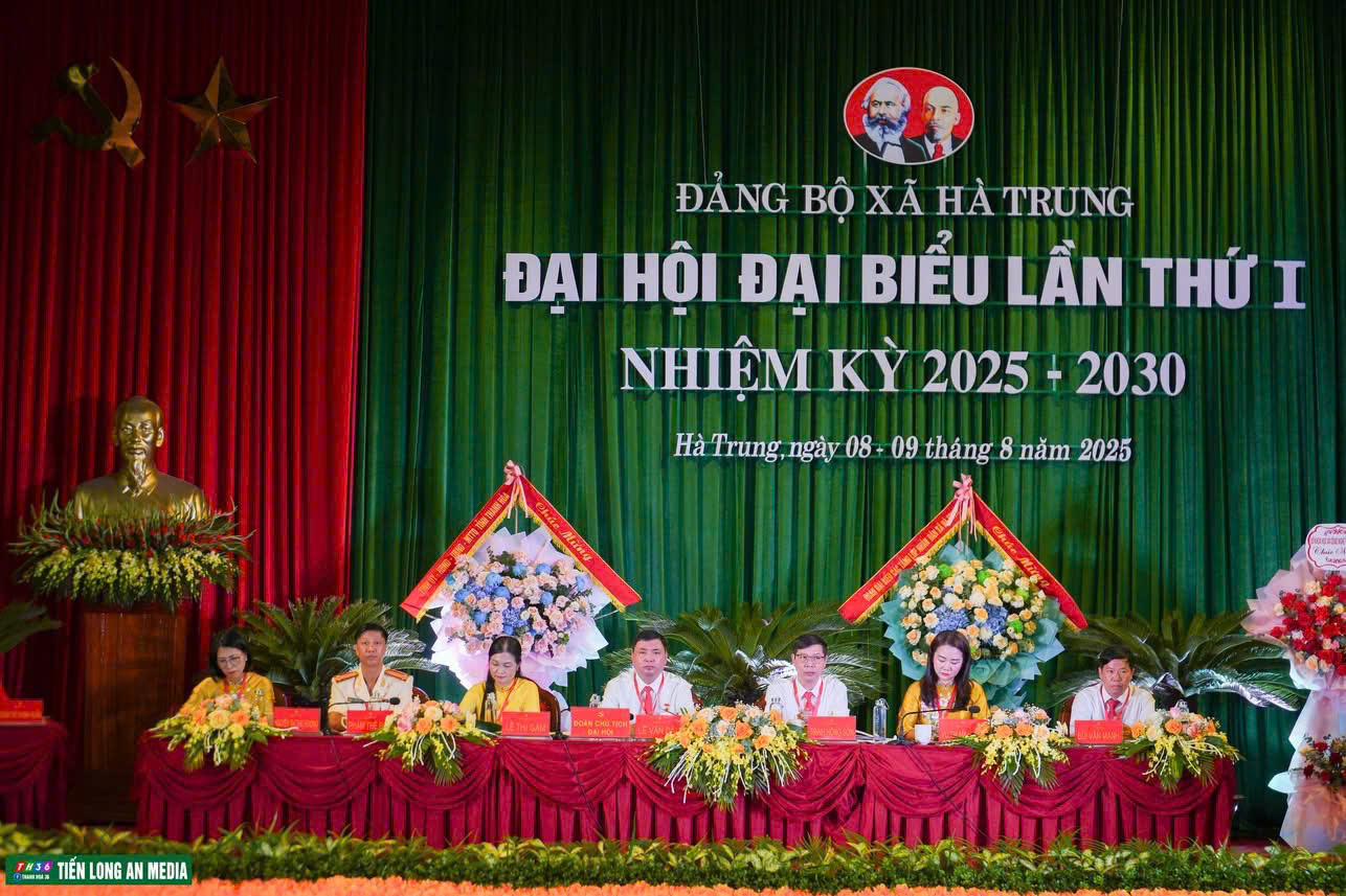 Hà Trung tổ chức thành công Đại hội Đại biểu Đảng bộ xã lần thứ nhất, nhiệm kỳ 2025-2030