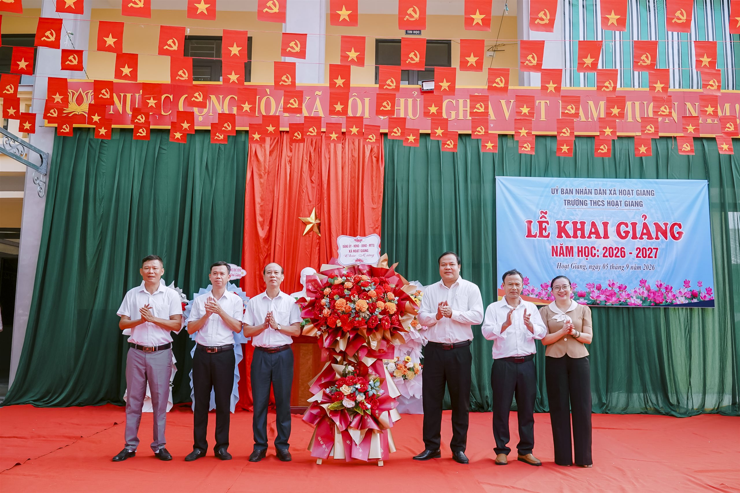 Trường THCS Hoạt Giang khai giảng năm học mới 2026 – 2027