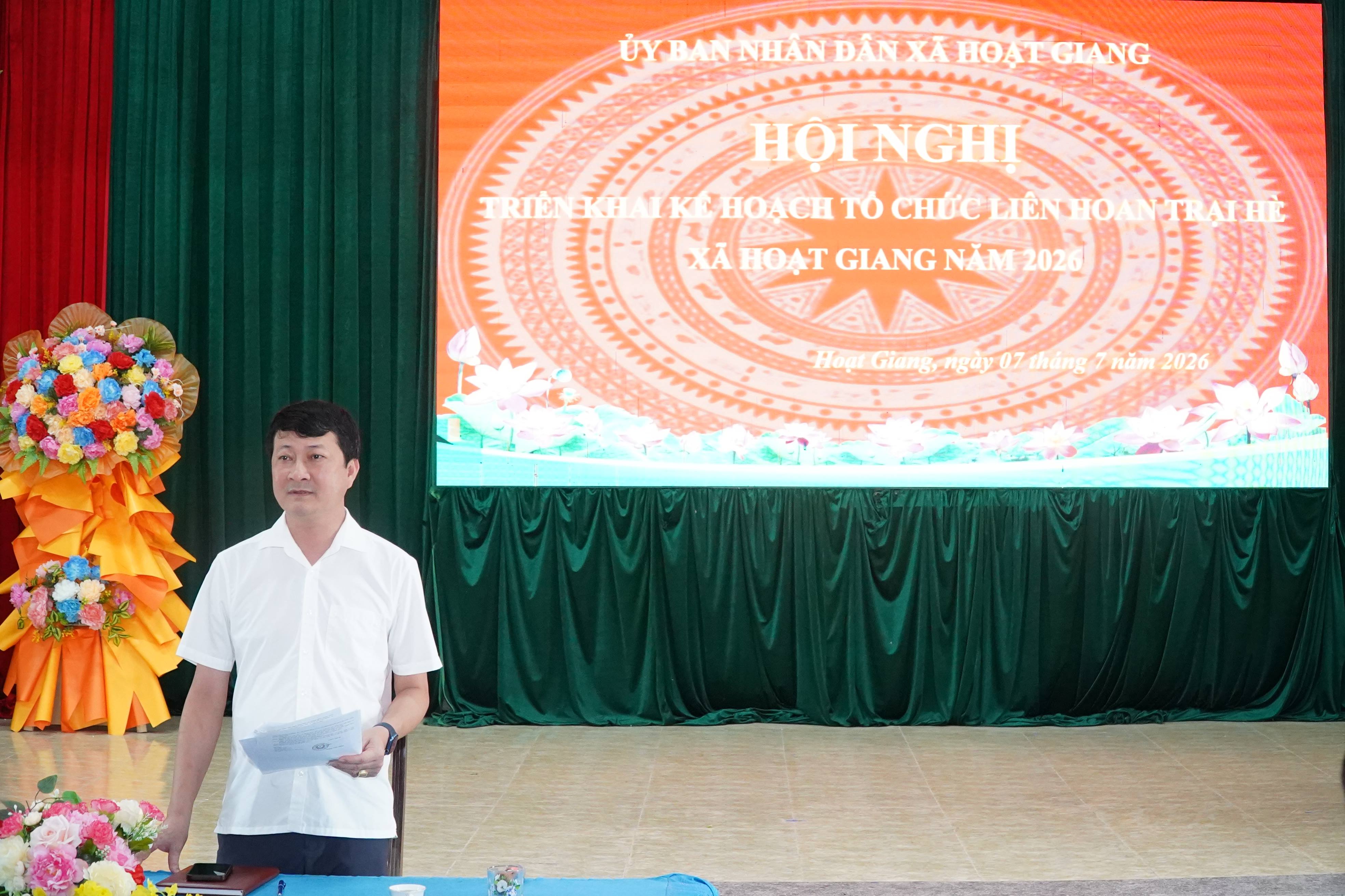 Hội nghị triển khai kế hoạch tổ chức Liên hoan trại hè năm 2026