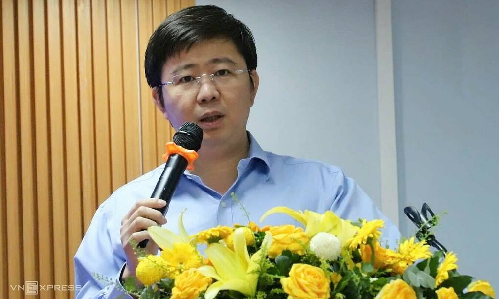 Thứ trưởng Bùi Hoàng Phương phát biểu tại Hội nghị tập huấn chuyển đổi số khu vực phía Nam, chiều 28/7. Ảnh: Lê Tuyết