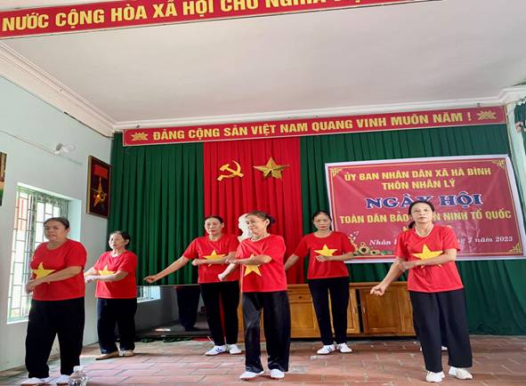 Thôn Nhân Lý tổ chức ngày hội Toàn dân bảo vệ an ninh Tổ Quốc