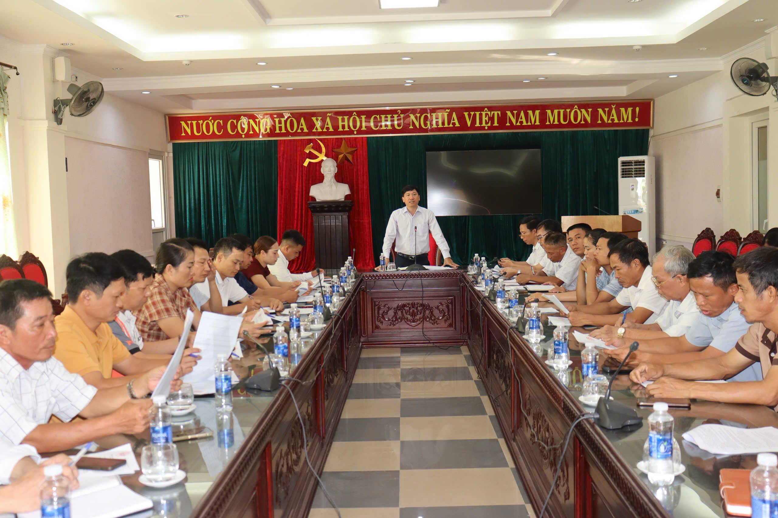 HỘI NGHỊ LÀM VIỆC VỚI CÁC HTX, CHỦ CƠ SỞ SẢN PHẨM OCOP TRÊN ĐỊA BÀN XÃ NGA SƠN