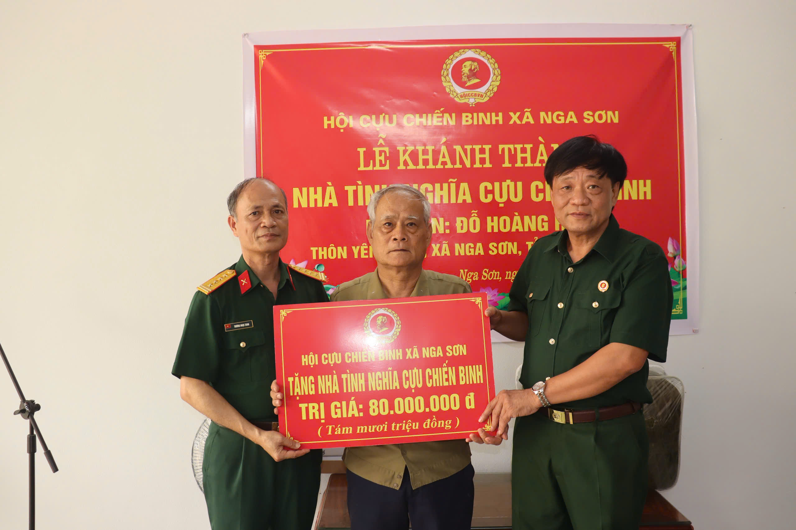 ẤM ÁP NGHĨA TÌNH ĐỒNG ĐỘI - TRAO NHÀ CHO HỘI VIÊN CỰU CHIẾN BINH ĐỖ HOÀNG HẢI