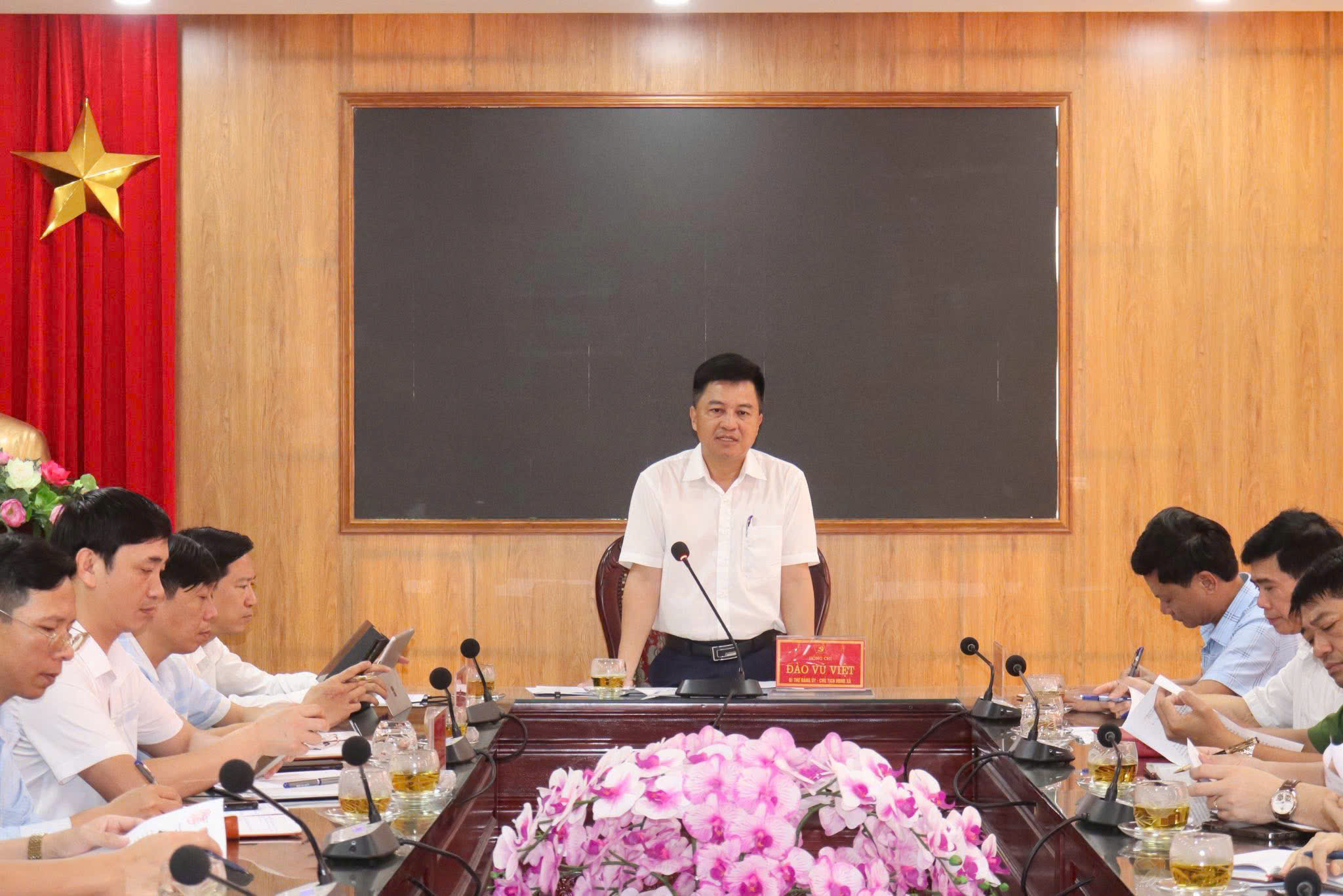 HỘI NGHỊ TRIỂN KHAI CHIẾN DỊCH LÀM GIÀU, LÀM SẠCH DỮ LIỆU ĐẤT ĐAI XÃ NGA SƠN