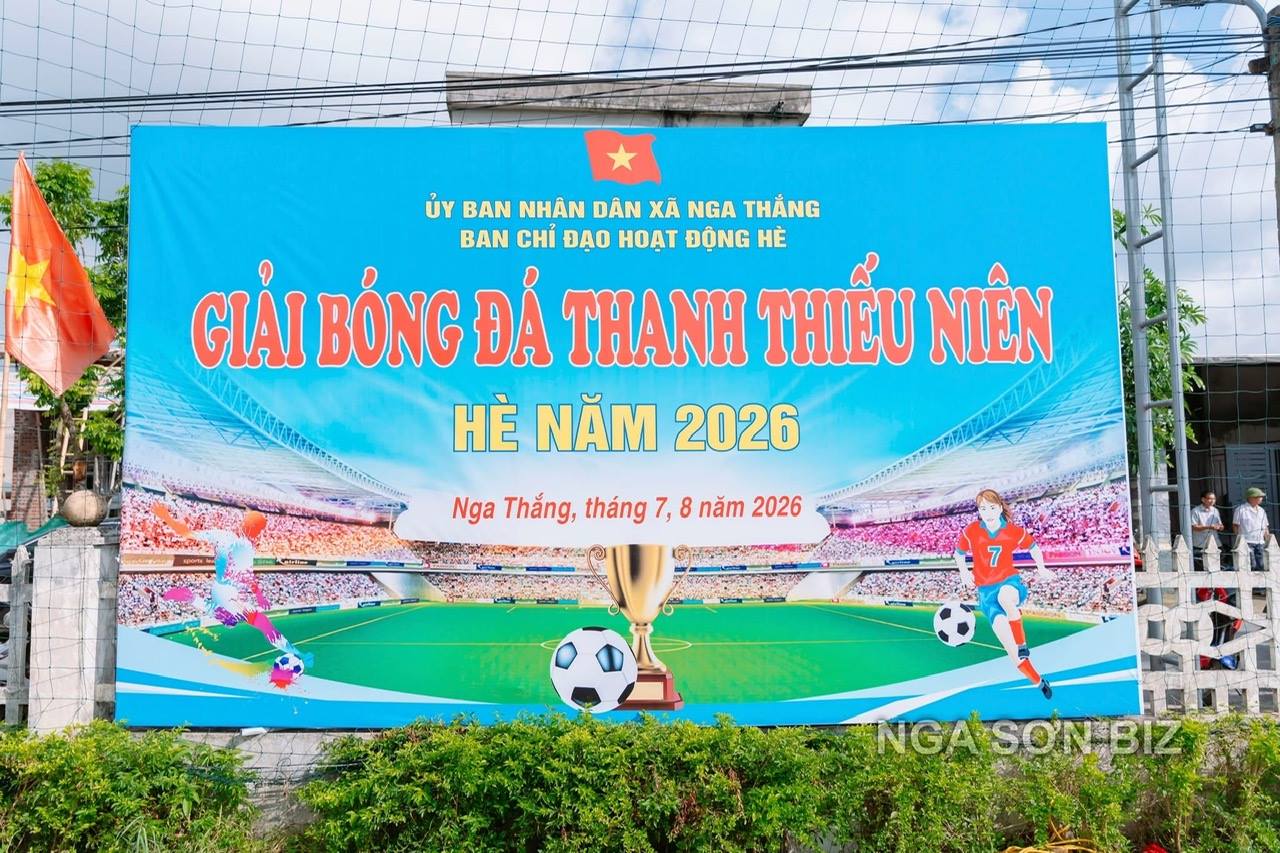 CHUNG KẾT VÀ LỄ BẾ MẠC GIẢI BÓNG ĐÁ THANH THIẾU NIÊN HÈ NĂM 2026