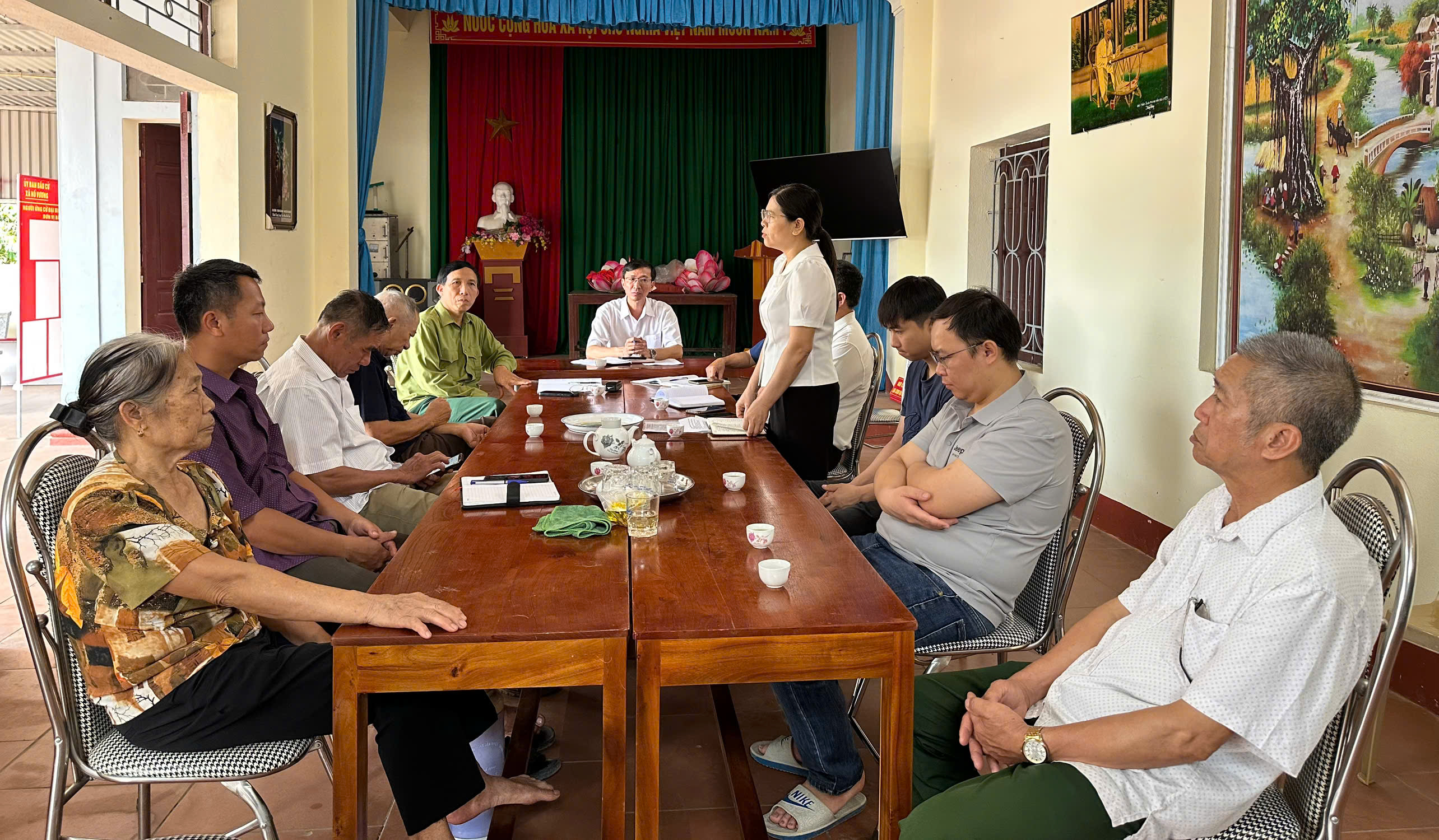 CÁC ĐOÀN THỂ XÃ HỒ VƯƠNG RA QUÂN LÀM VIỆC VỚI CÁC CHI HỘI THÔN, ĐẨY MẠNH XÂY DỰNG NÔNG THÔN MỚI NĂM 2026