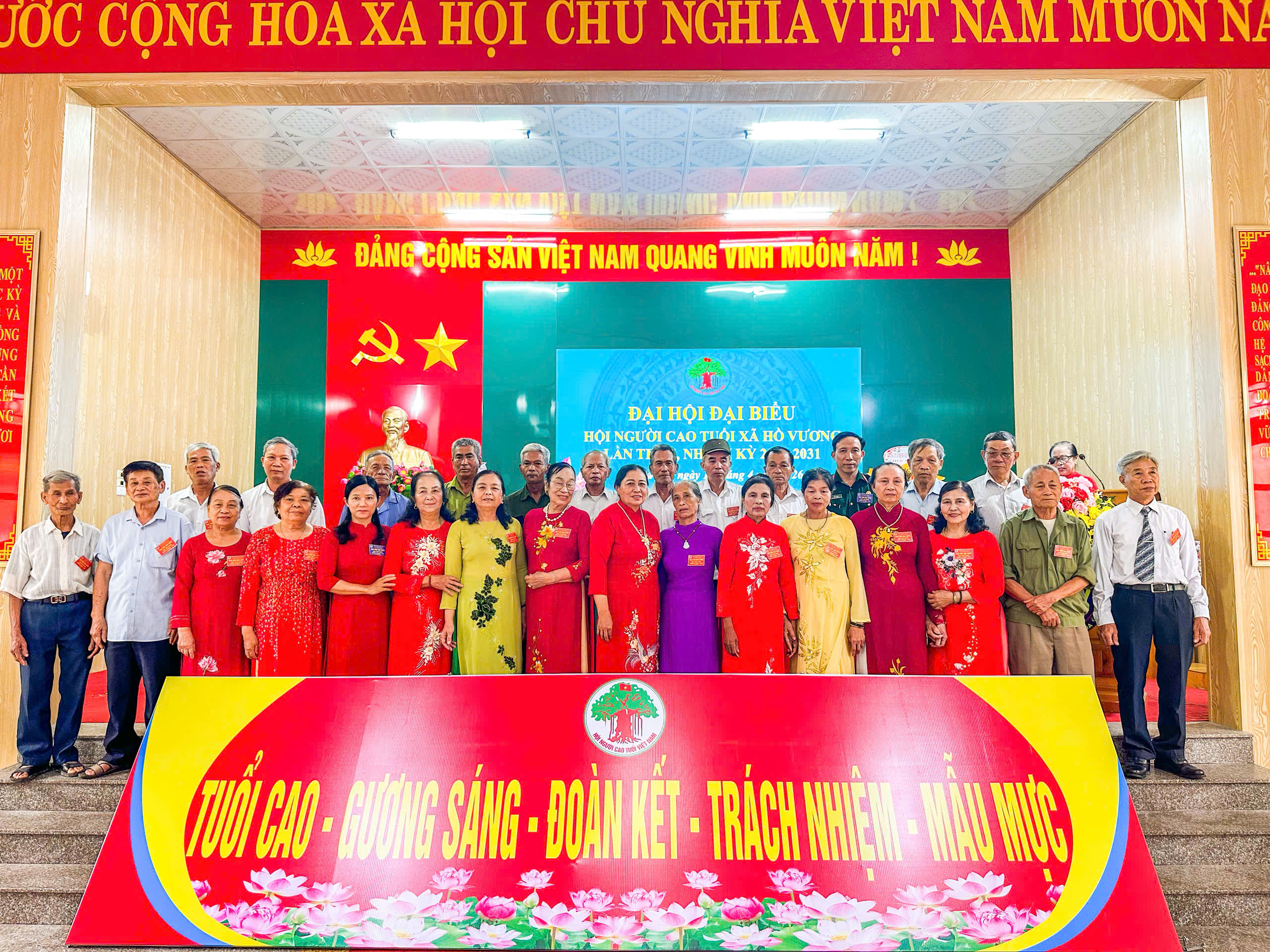 PHÁT HUY TINH THẦN “TUỔI CAO – GƯƠNG SÁNG”, XÂY DỰNG TỔ CHỨC HỘI VỮNG MẠNH, GÓP PHẦN XÂY DỰNG XÃ HỒ VƯƠNG GIÀU ĐẸP, VĂN MINH, HIỆN ĐẠI