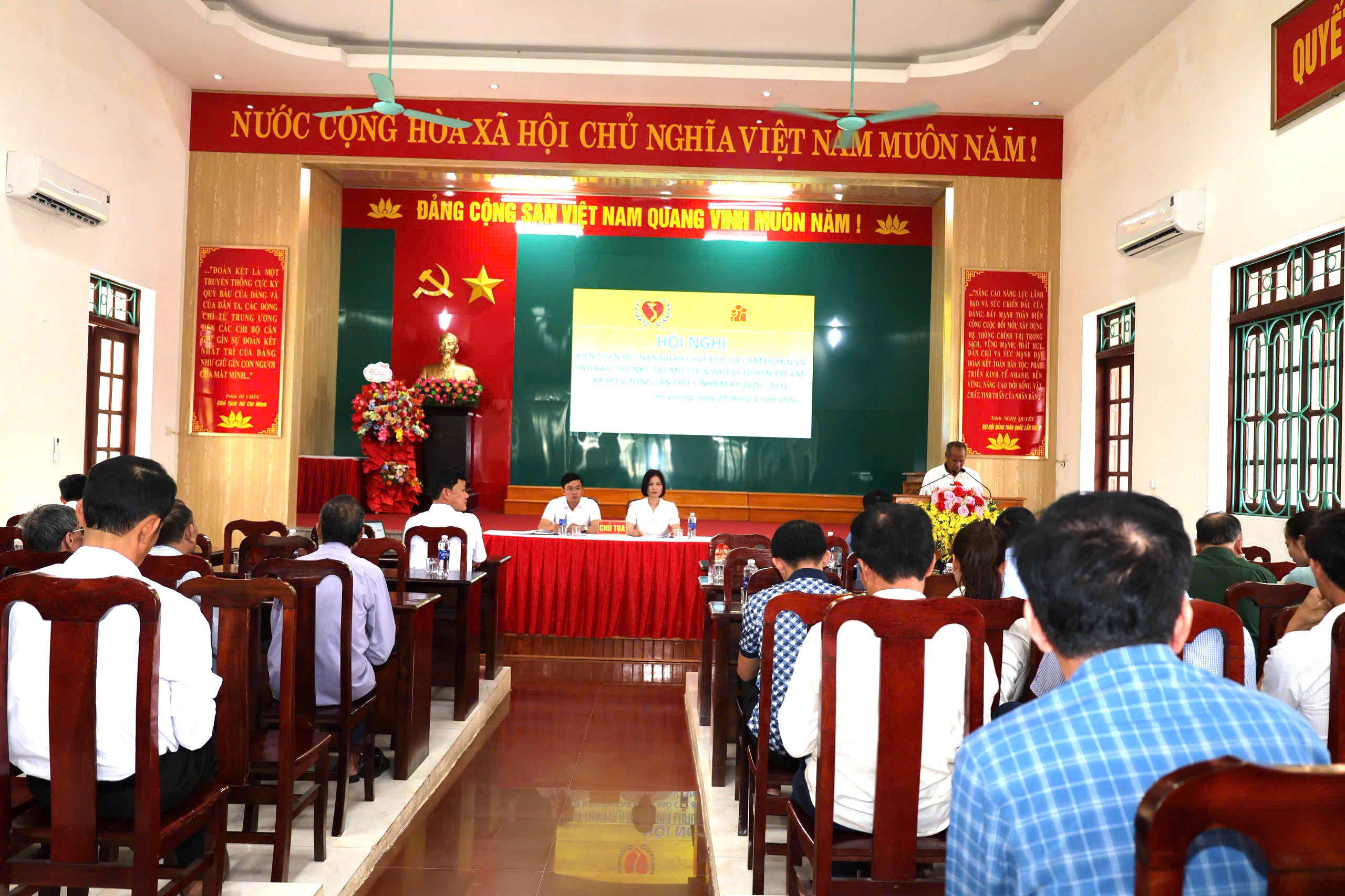HỘI NGHỊ KIỆN TOÀN HỘI NẠN NHÂN CHẤT ĐỘC DA CAM DIOXIN VÀ HỘI BẢO TRỢ NGƯỜI KHUYẾT TẬT, TRẺ MỒ CÔI VÀ BẢO VỆ QUYỀN TRẺ EM NHIỆM KỲ 2026-2031