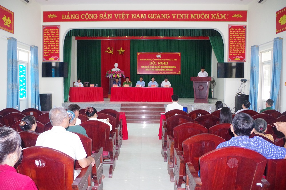 Tổ đại biểu số 2 HĐND xã Ba Đình tiếp xúc cử tri trước kỳ họp thường lệ giữa năm 2026