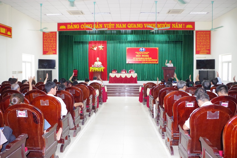Đảng bộ xã Ba Đình sơ kết công tác 6 tháng đầu năm 2026, triển khai nhiệm vụ trọng tâm 6 tháng cuối năm