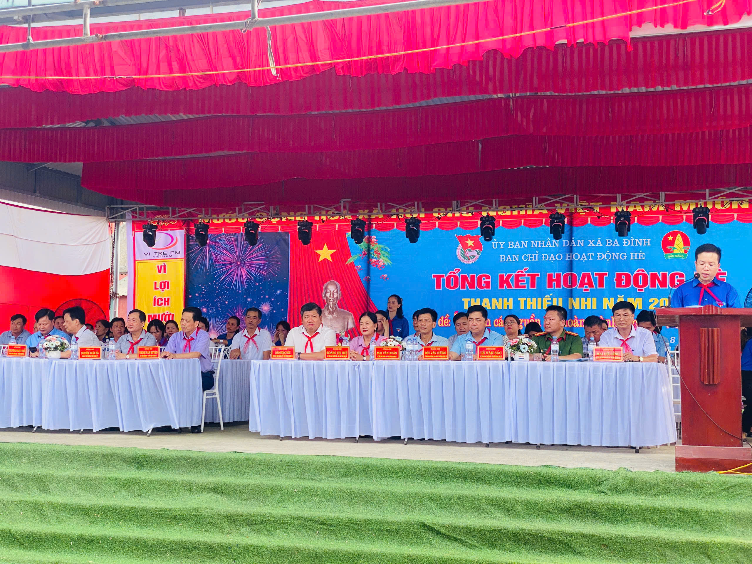 XÃ BA ĐÌNH LONG TRỌNG KHAI MẠC LỄ TỔNG KẾT HOẠT ĐỘNG HÈ NĂM 2025