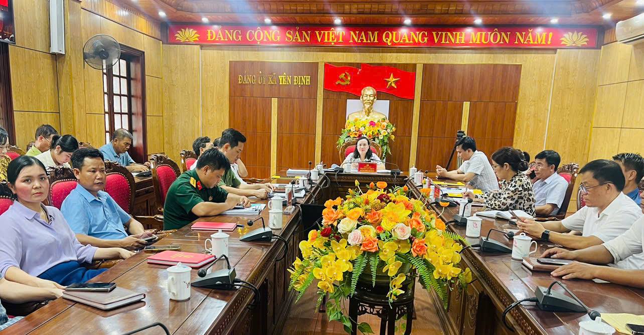Xã Yên Định tham dự hội nghị lần thứ 9 ban chấp hành đảng bộ tỉnh thanh hóa khóa xx (mở rộng)