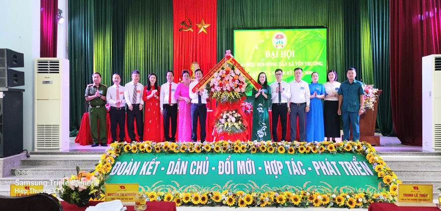Đại hội Đại biểu hội Nông dân xã Yên Trường lần thứ I, nhiệm kỳ 2025 - 2030.
