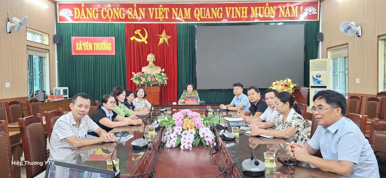 Xã Yên Trường đã tham dự Hội nghị Trực tuyến triển khai Kế hoạch số 206/KH - UBND ngày 23/6/2026 của UBND tỉnh về việc khám sức khỏe định kỳ hoặc khám sàng lọc miễn phí cho người dân trên địa bàn tỉnh Thanh Hóa năm 2026. 