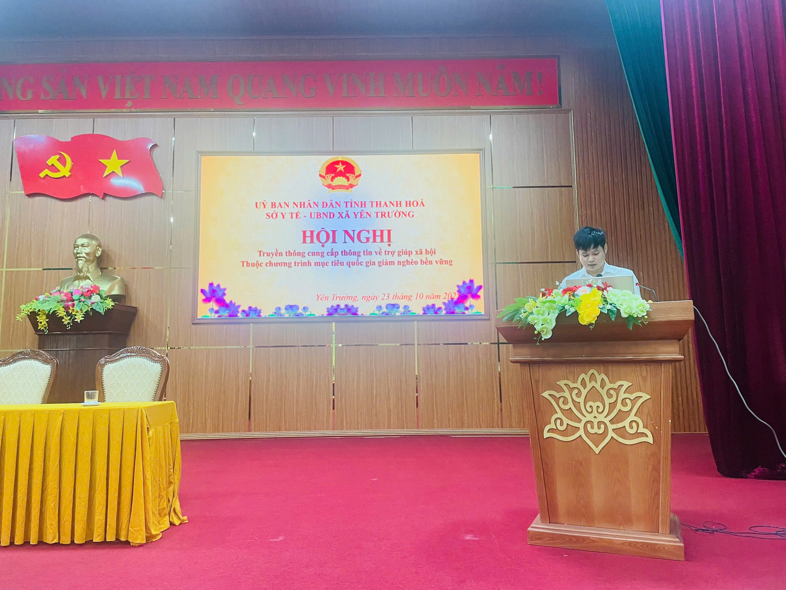 Xã Yên Trường tổ chức Hội nghị truyền thông cung cấp thông tin về Trợ giúp xã hội thuộc chương trình mục tiêu quốc gia giảm nghèo bền vững