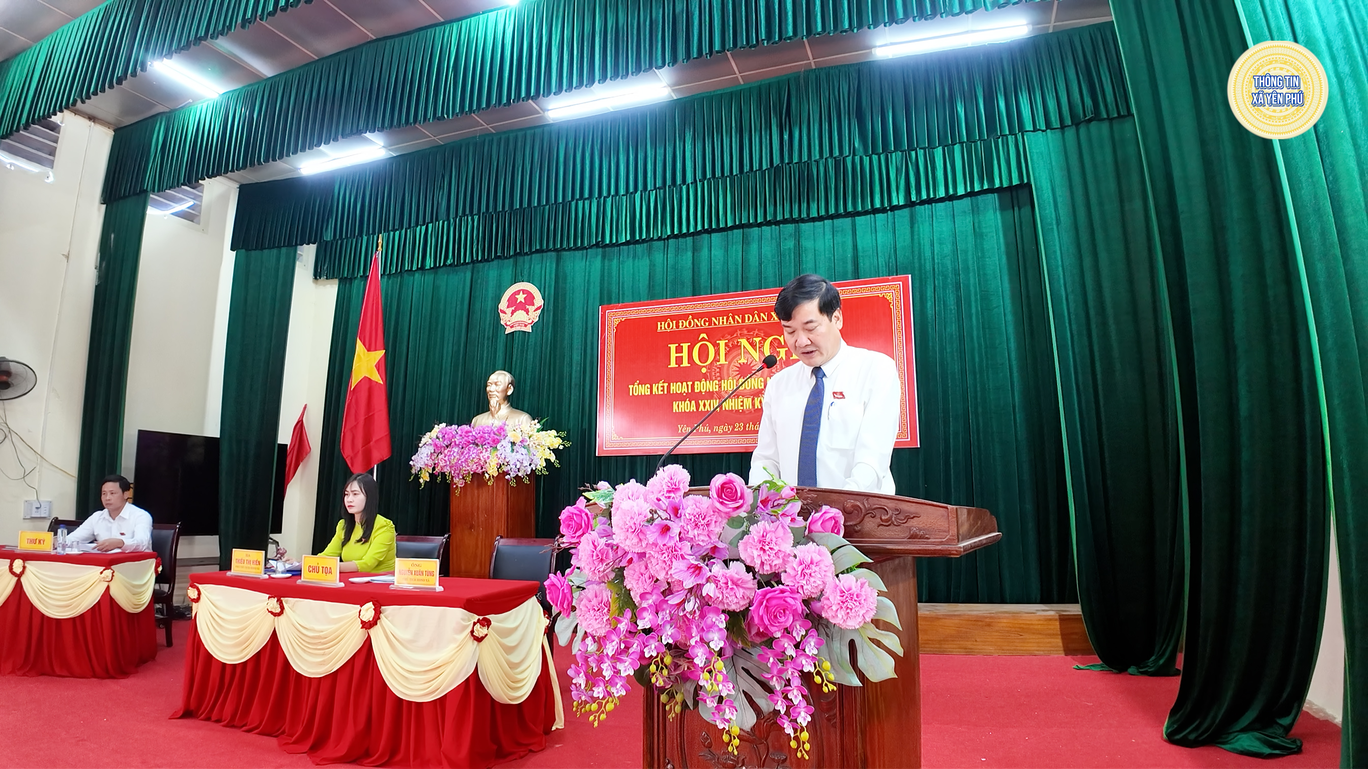 HỘI ĐỒNG NHÂN DÂN XÃ YÊN PHÚ TỔ CHỨC HỘI NGHỊ TỔNG KẾT HOẠT ĐỘNG NHIỆM KỲ 2021 – 2026