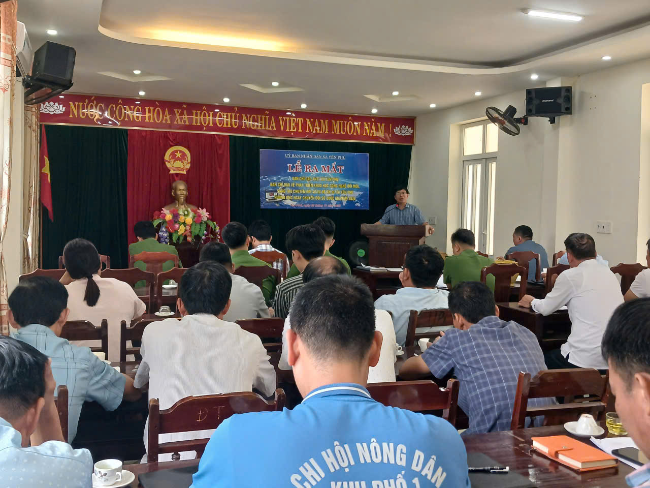 XÃ YÊN PHÚ HƯỞNG ỨNG NGÀY CHUYỂN ĐỔI SỐ QUỐC GIA 10/10; RA MẮT BAN CHỈ ĐẠO ANTT;  BAN CHỈ ĐẠO PHÁT TRIỂN KHCN-ĐỔI MỚI SANG TẠO-CHUYỂN ĐỔI SỐ 