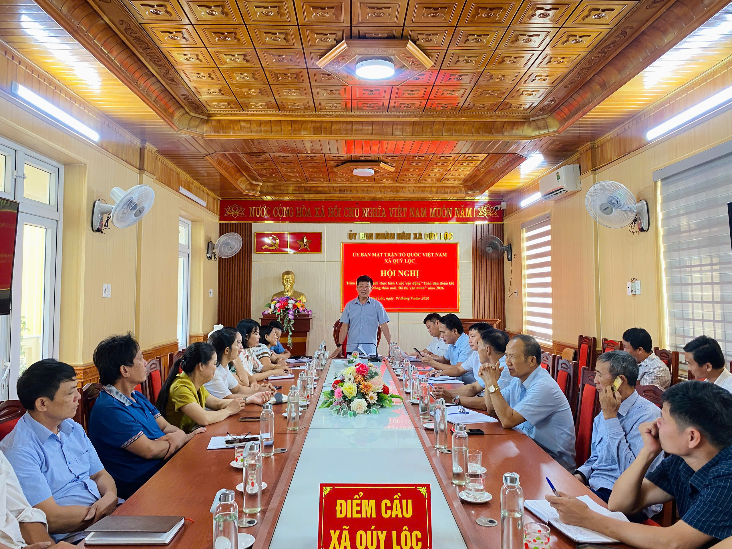 XÃ QUÝ LỘC TRIỂN KHAI CUỘC VẬN ĐỘNG “TOÀN DÂN ĐOÀN KẾT XÂY DỰNG NÔNG THÔN MỚI, ĐÔ THỊ VĂN MINH” NĂM 2026