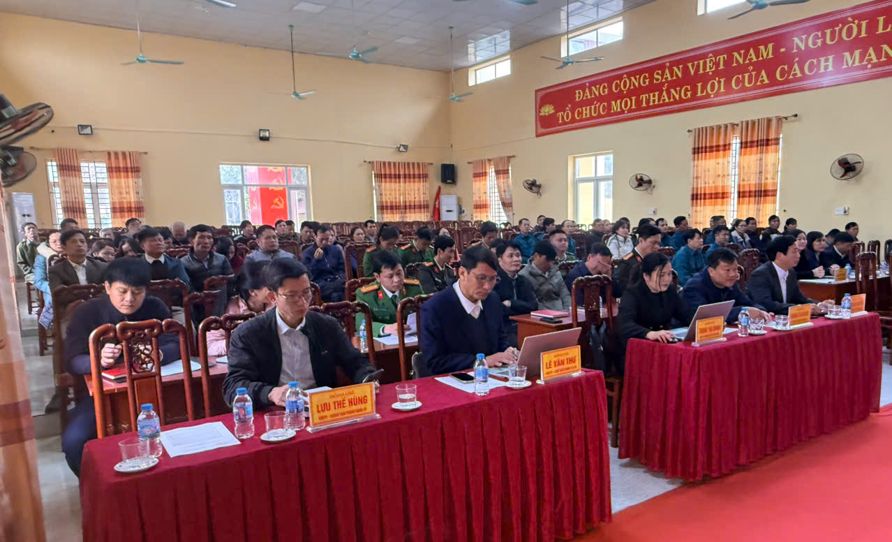 UBND xã Yên Ninh tổ chức Hội nghị tổng kết công tác quốc phòng – an ninh năm 2025, triển khai nhiệm vụ năm 2026