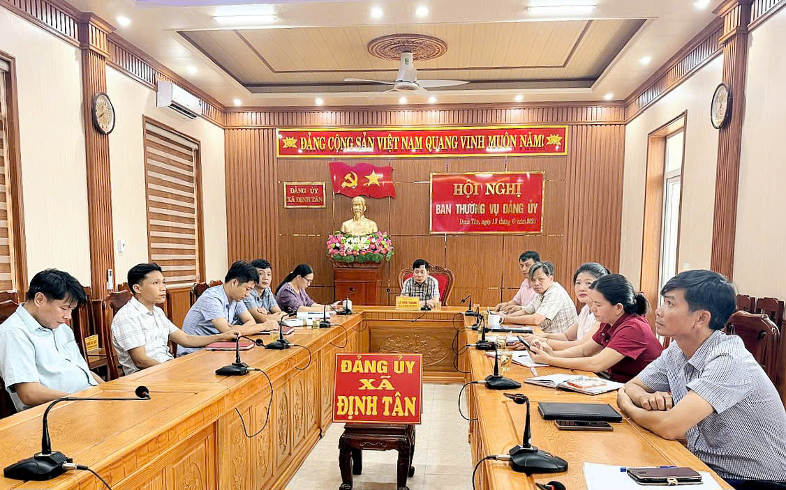 Xã Định Tân tham dự hội nghị tập huấn bồi dưỡng chuyên môn, nghiệp vụ công tác tổ chức xây dựng đảng năm 2026