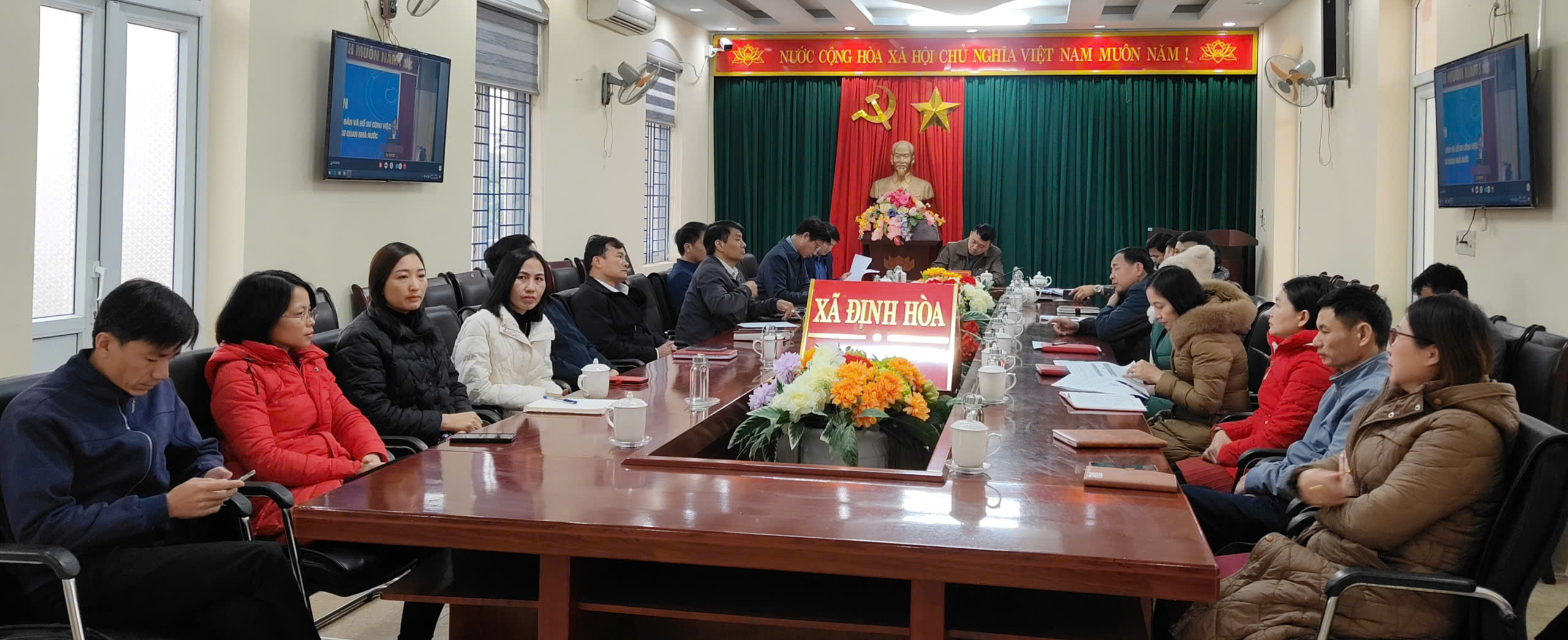 Hội nghị trực tuyến triển khai phiên bản nâng cấp phần mềm Quản lý văn bản và hồ sơ công việc 