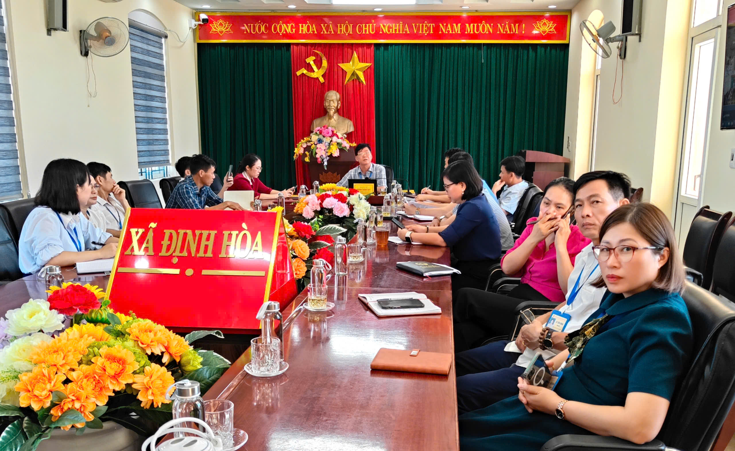 Xã Định Hòa - Hội nghị quán triệt, triển khai thi hành các Luật được thông qua tại Kỳ họp thứ 9, Quốc hội khóa XV.