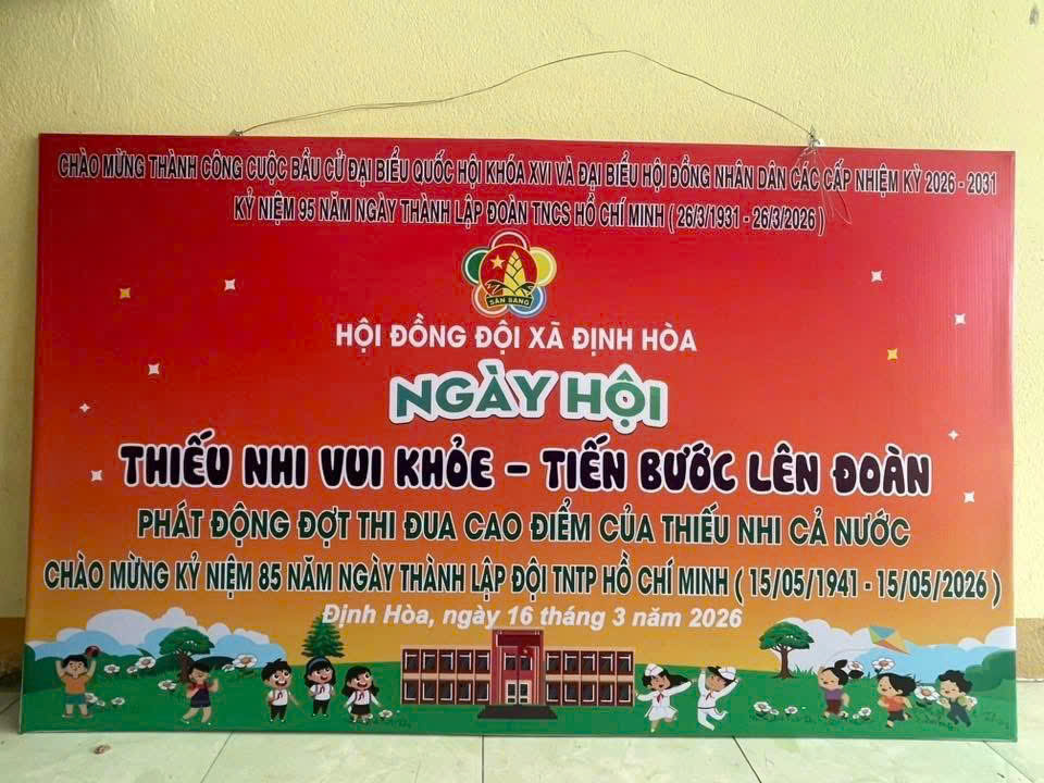 Định Hòa tổ chức Ngày hội “Thiếu nhi vui khỏe – Tiến bước lên Đoàn”