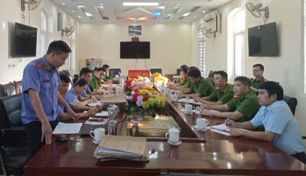 UBND xã Định Hòa làm việc với Viện kiểm sát nhân dân khu vực 8 về công tác thi hành án hình sự tại cộng đồng
