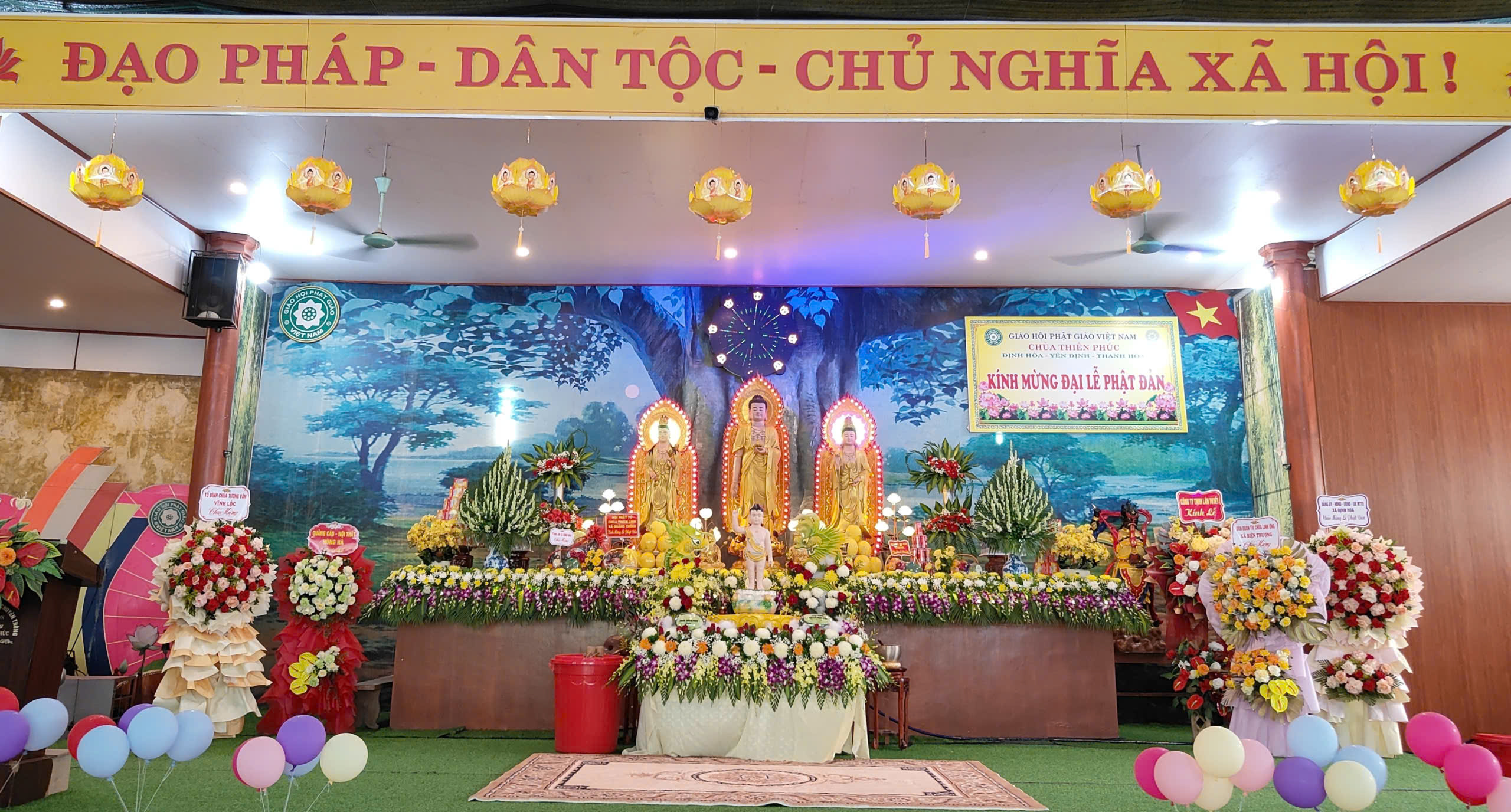 Chùa Thiên Phúc trang nghiêm tổ chức Đại lễ Phật đản Phật lịch 2570 – Dương lịch 2026