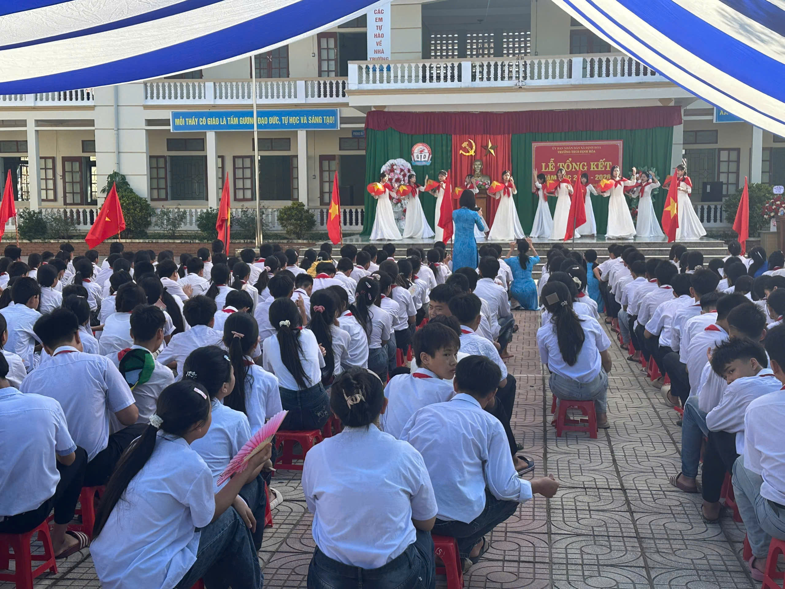  Học sinh Định Hòa sẵn sàng bước vào kỳ thi tuyển sinh lớp 10 THPT năm học 2026 - 2027