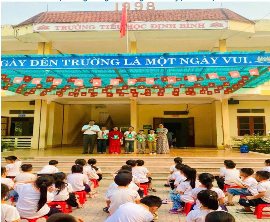 TIỂU HỌC ĐỊNH BÌNH – MÁI TRƯỜNG ƯỚC MƠ 
