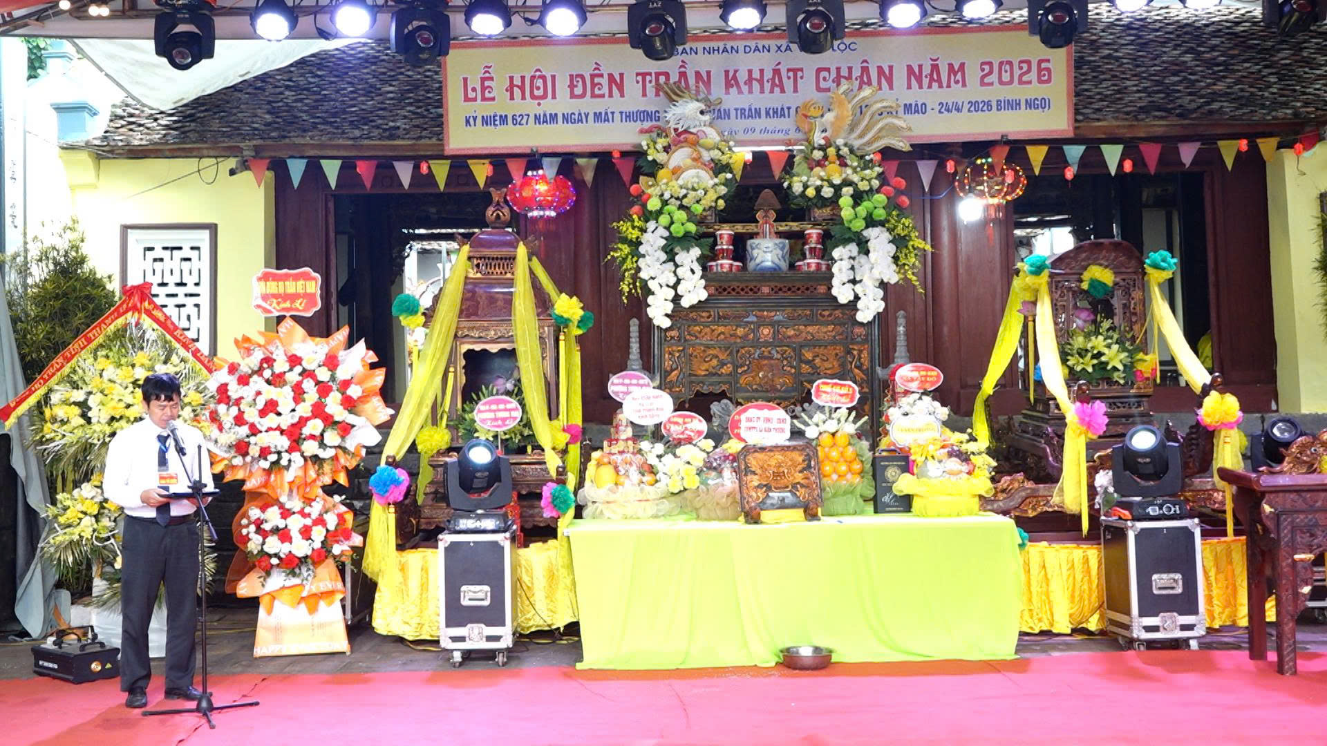 Xã Vĩnh Lộc tổ chức Lễ kỷ niệm 627 năm ngày mất Thượng tướng quân Trần Khát Chân