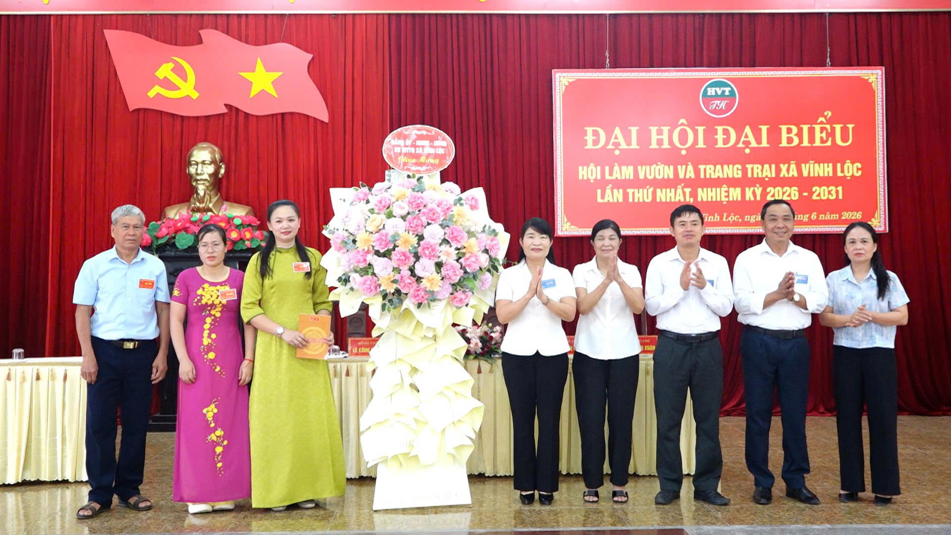 Đại hội đại biểu Hội Làm vườn và trang trại xã Vĩnh Lộc lần thứ I, nhiệm kỳ 2026 – 2031
