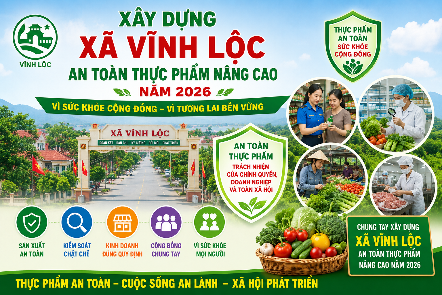 Kế hoạch Số: 146 /KH-UBND, ngày 15 tháng 6 năm 2026 Xây dựng xã an toàn thực phẩm nâng cao năm 2026