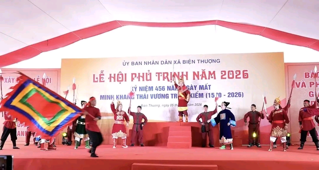 Ngày 5/4/2026 tại di tích lịch sử- văn hóa Quốc Gia Phủ Trịnh đã diễn ra Lễ hội Phủ Trịnh năm 2026