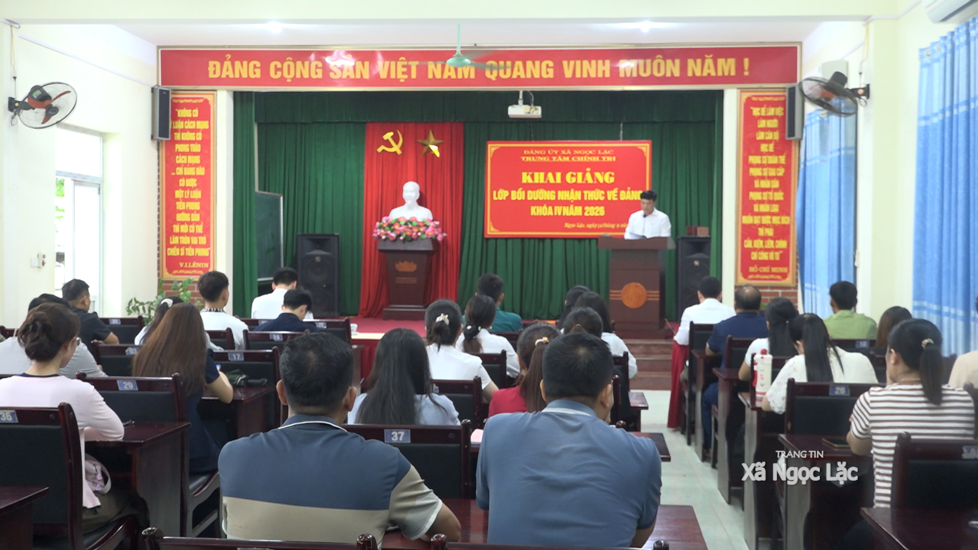 Khai giảng lớp bồi dưỡng nhận thức về Đảng khóa IV năm 2026