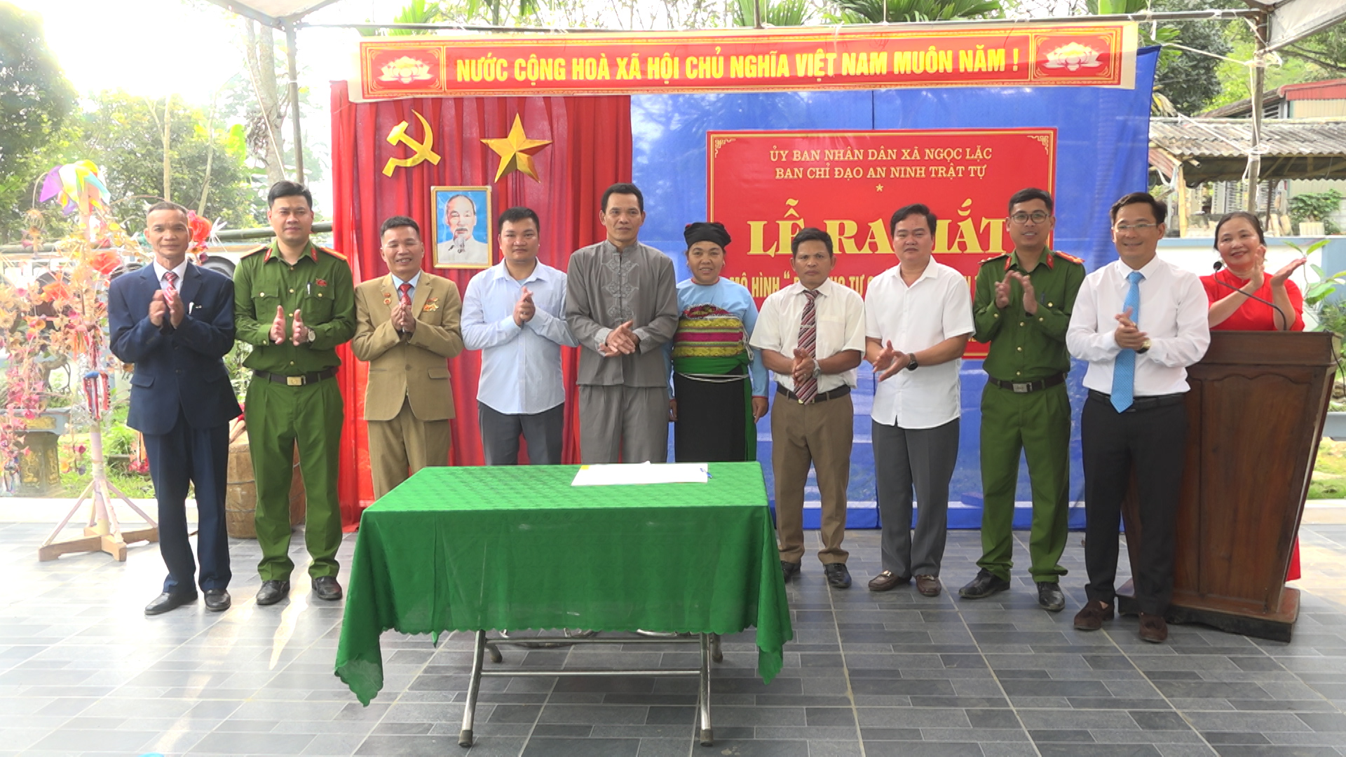 Ra mắt mô hình “Dòng họ Phạm tự quản về an ninh trật tự” tại thôn Hưng Sơn
