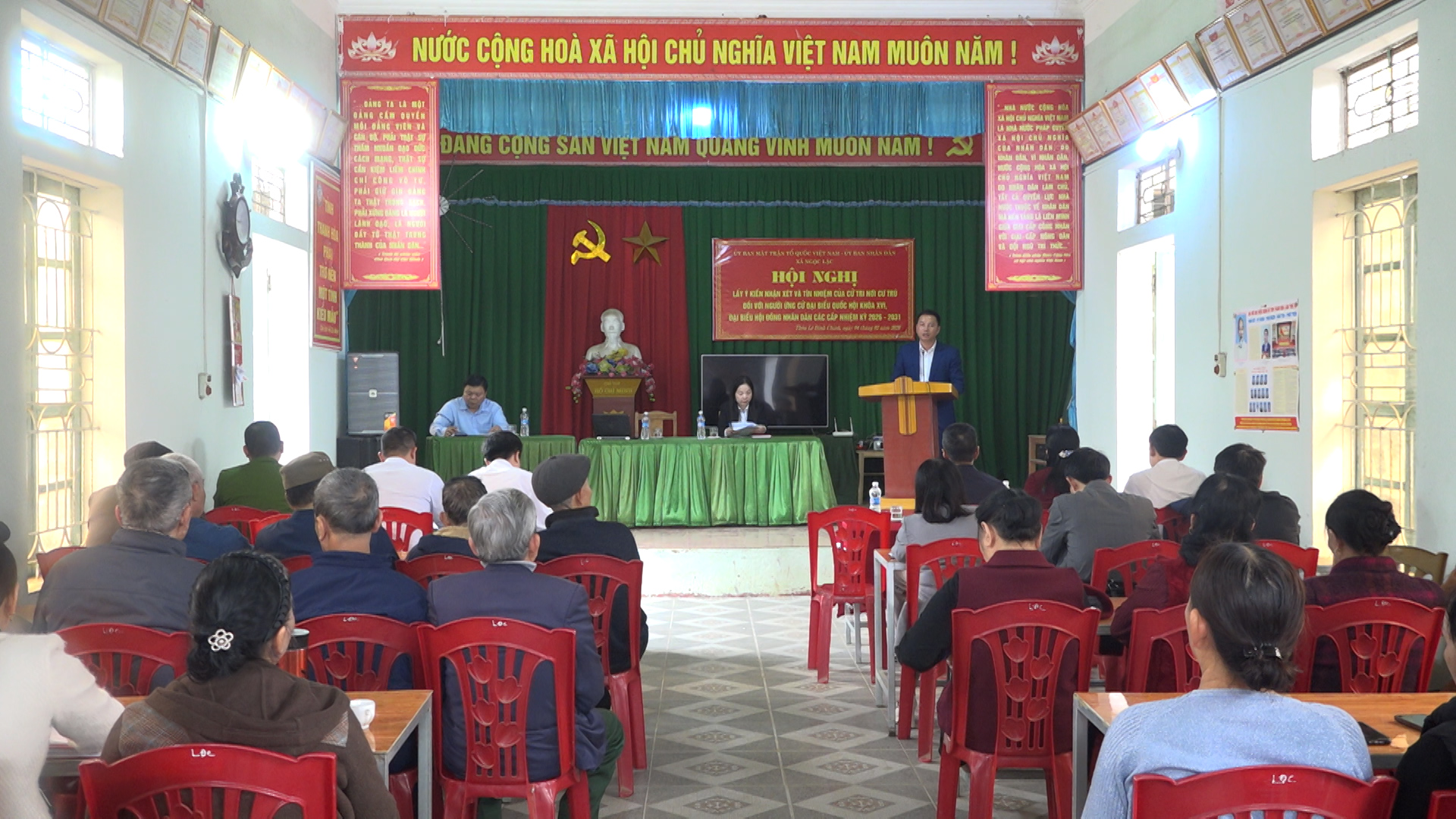 Hội nghị cử tri nơi cư trú đối với người ứng cử đại biểu HĐND các cấp nhiệm kỳ 2026-2031