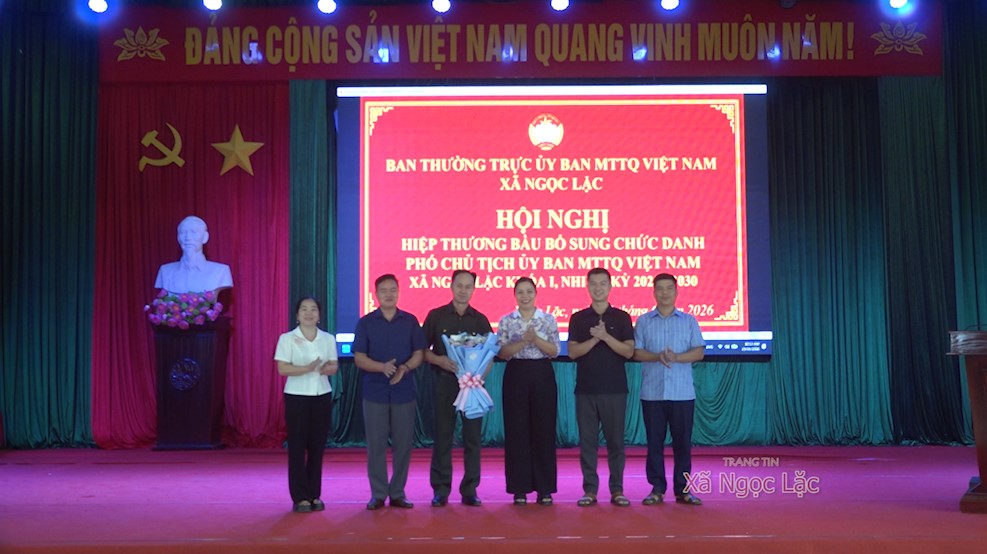 Hiệp thương cử Phó Chủ tịch Ủy ban MTTQ Việt Nam xã Ngọc Lặc