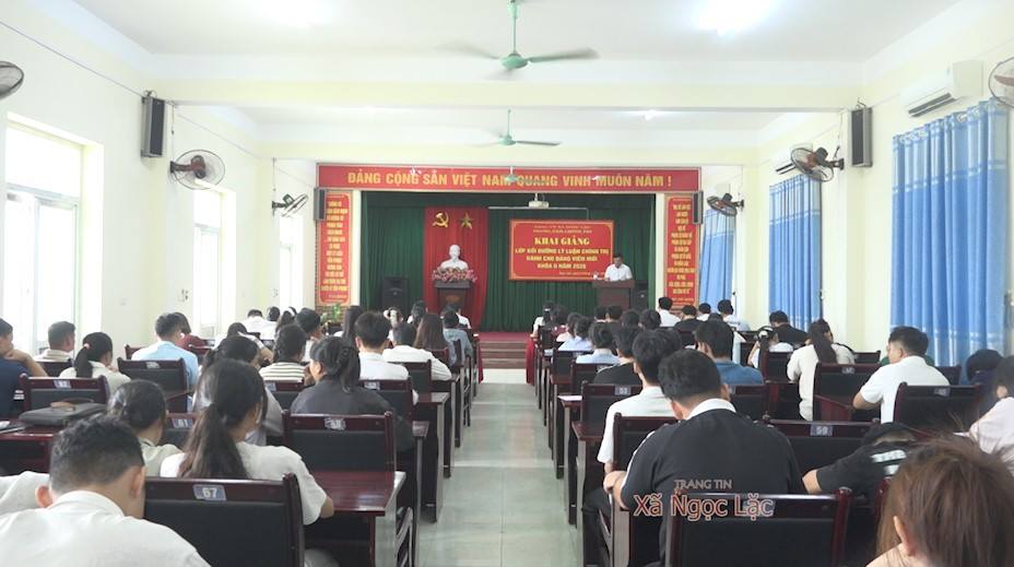 Khai giảng lớp bồi dưỡng lý luận chính trị dành cho đảng viên mới khóa II năm 2026