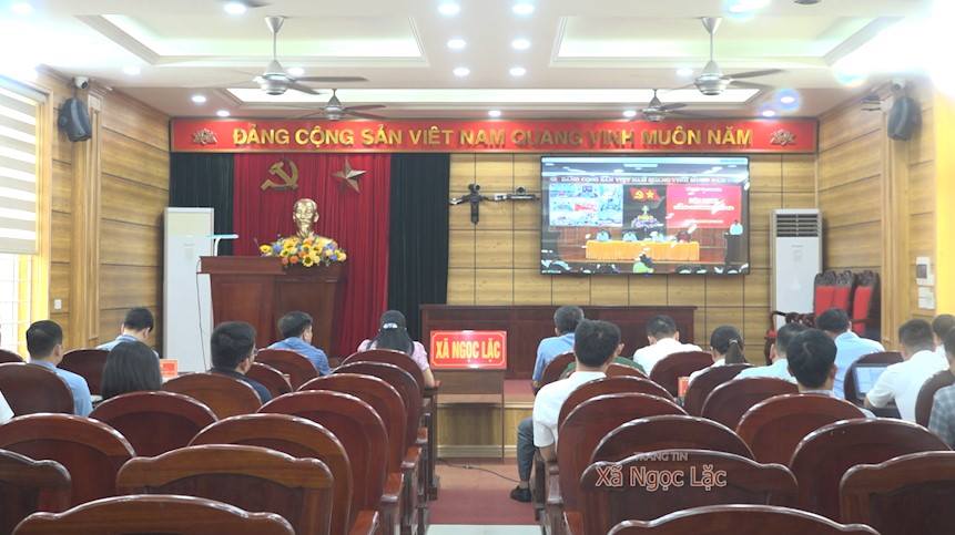 Ngọc Lặc tham dự trực tuyến Hội nghị lần thứ 9 Ban Chấp hành Đảng bộ tỉnh Thanh Hóa khóa XX