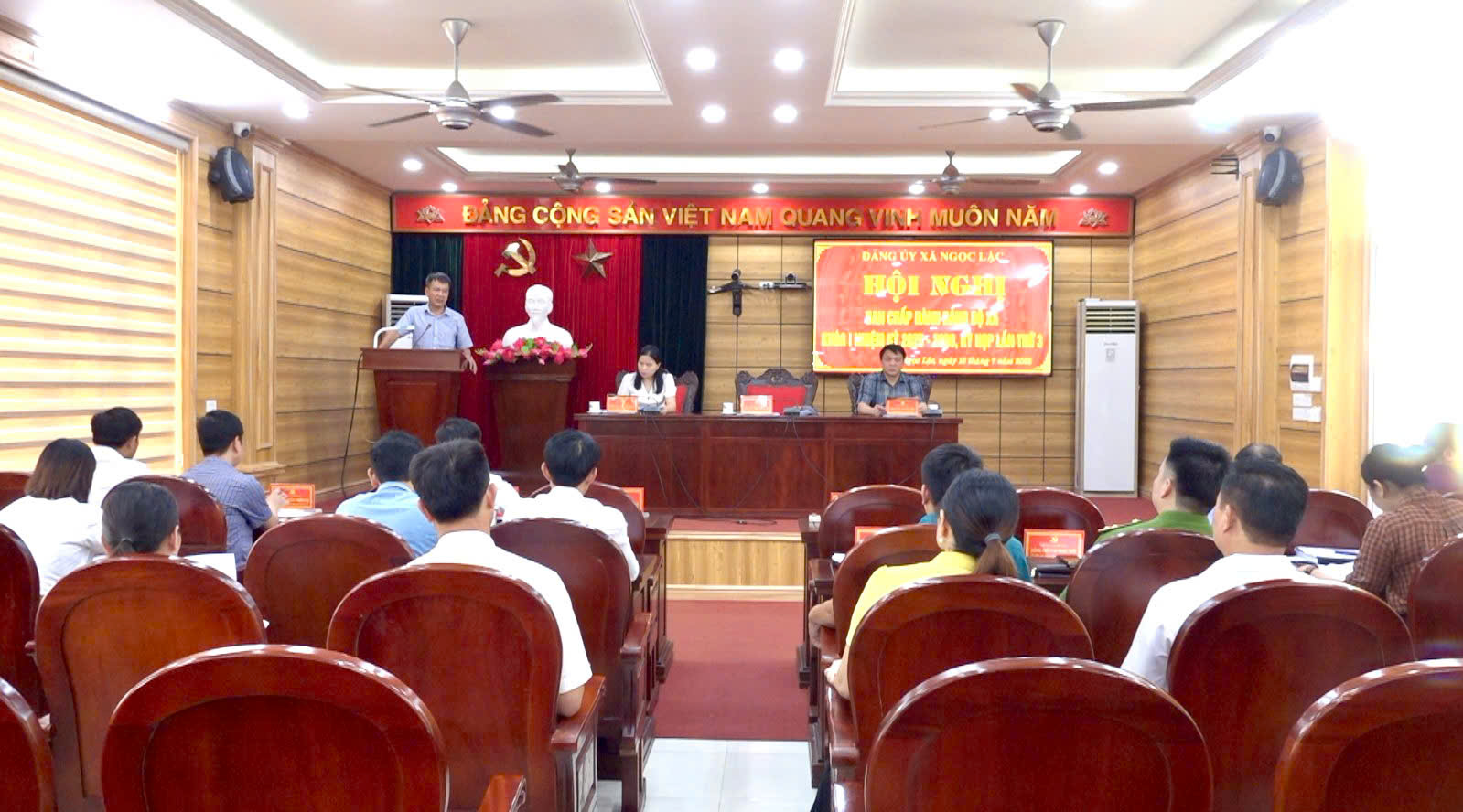 Hội nghị Ban Chấp hành Đảng bộ xã Ngọc Lặc lần thứ 3, nhiệm kỳ 2025–2030.