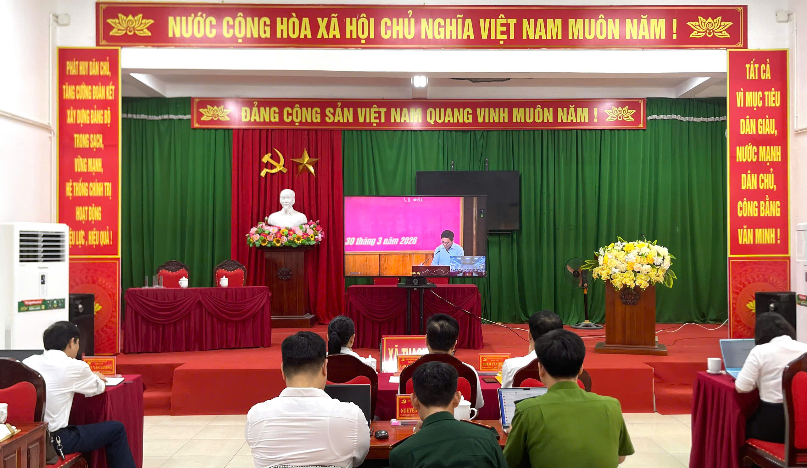 HỘI NGHỊ TRỰC TUYẾN BAN CHẤP HÀNH ĐẢNG BỘ TỈNH THANH HOÁ LẦN THỨ 5