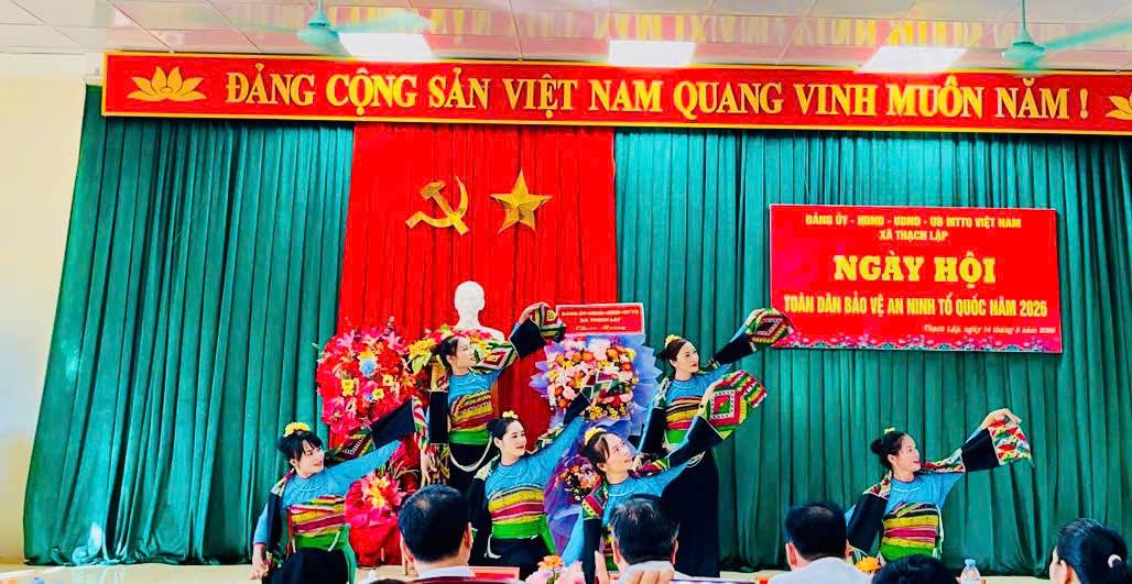 UBND XÃ THẠCH LẬP TỔ CHỨC NGÀY“ TOÀN DÂN BẢO VỆ AN NINH TỔ QUỐC” NĂM 2026, LAN TỎA SỨC MẠNH TOÀN DÂN BẢO VỆ AN NINH TỔ QUỐC. 